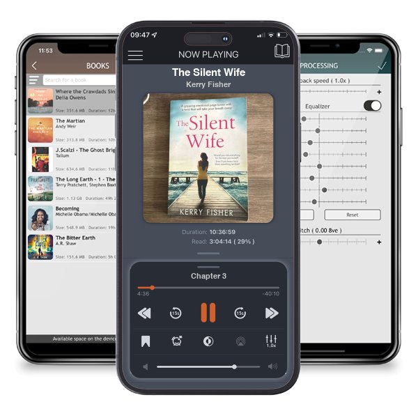 Download fo free audiobook The Silent Wife by Kerry Fisher and listen anywhere on your iOS devices in the ListenBook app.