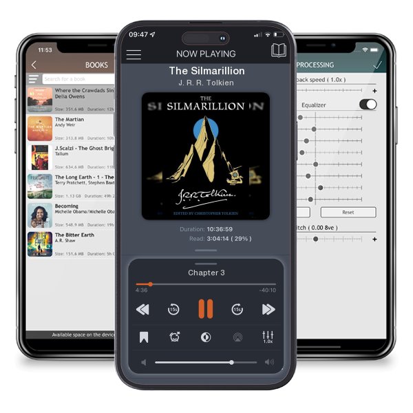 Download fo free audiobook The Silmarillion by J. R. R. Tolkien and listen anywhere on your iOS devices in the ListenBook app.
