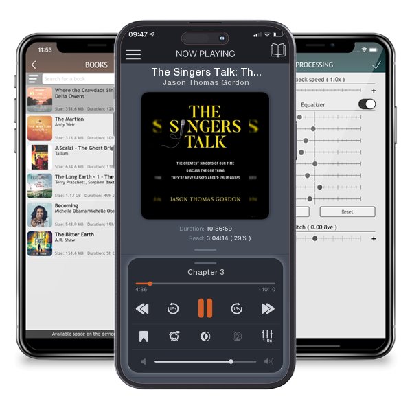 Download fo free audiobook The Singers Talk: The Greatest Singers of Our Time Discuss the One Thing They're Never Asked About: Their Voices by Jason Thomas Gordon and listen anywhere on your iOS devices in the ListenBook app.