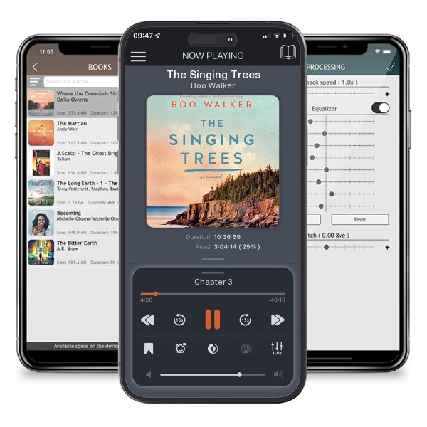 Download fo free audiobook The Singing Trees by Boo Walker and listen anywhere on your iOS devices in the ListenBook app.
