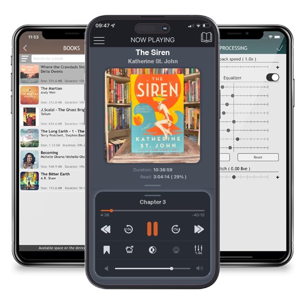 Download fo free audiobook The Siren by Katherine St. John and listen anywhere on your iOS devices in the ListenBook app.