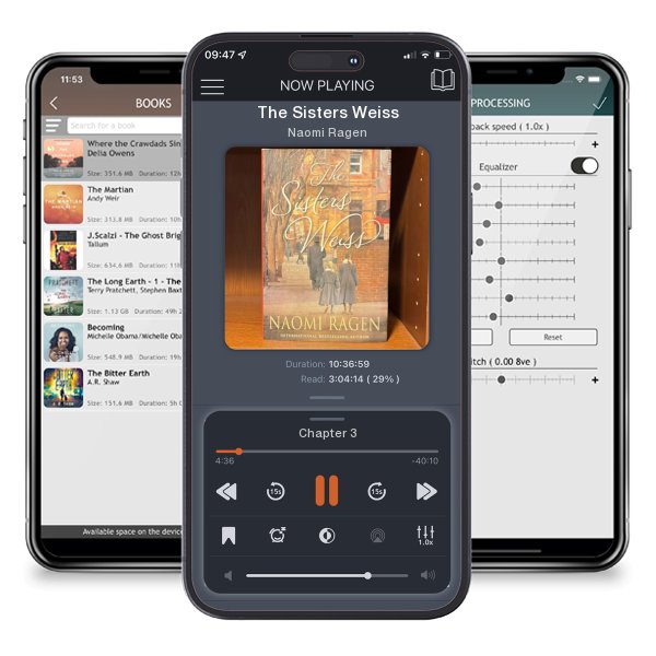 Download fo free audiobook The Sisters Weiss by Naomi Ragen and listen anywhere on your iOS devices in the ListenBook app.