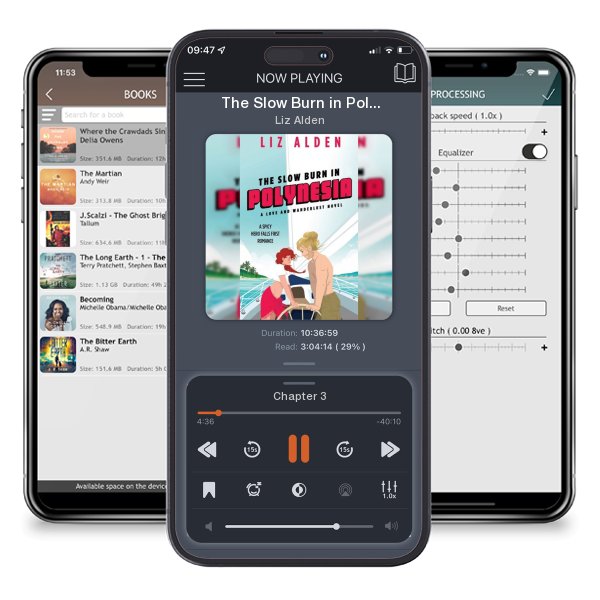 Download fo free audiobook The Slow Burn in Polynesia by Liz Alden and listen anywhere on your iOS devices in the ListenBook app.