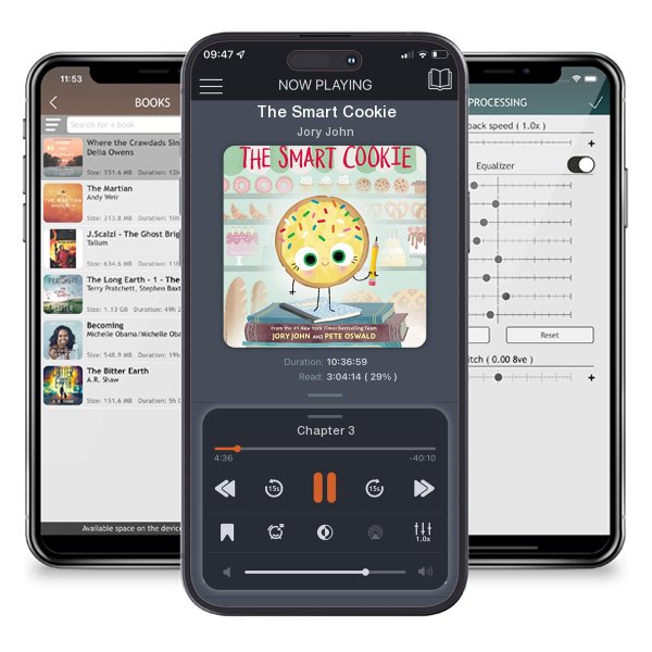 Download fo free audiobook The Smart Cookie by Jory John and listen anywhere on your iOS devices in the ListenBook app.
