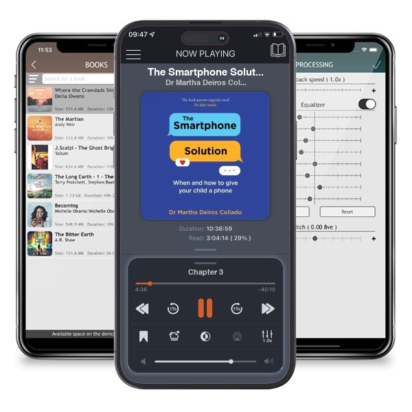 Download fo free audiobook The Smartphone Solution: When and How to Give Your Child a Phone by Dr Martha Deiros Collado and listen anywhere on your iOS devices in the ListenBook app.
