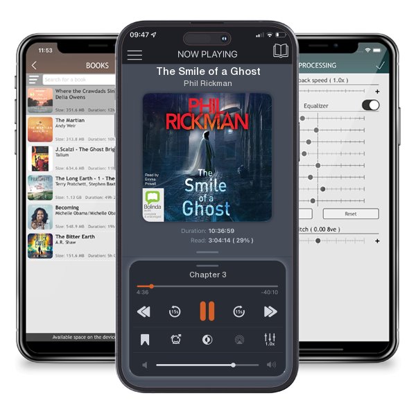 Download fo free audiobook The Smile of a Ghost by Phil Rickman and listen anywhere on your iOS devices in the ListenBook app.