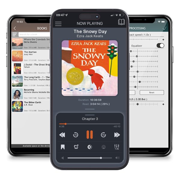 Download fo free audiobook The Snowy Day by Ezra Jack Keats and listen anywhere on your iOS devices in the ListenBook app.