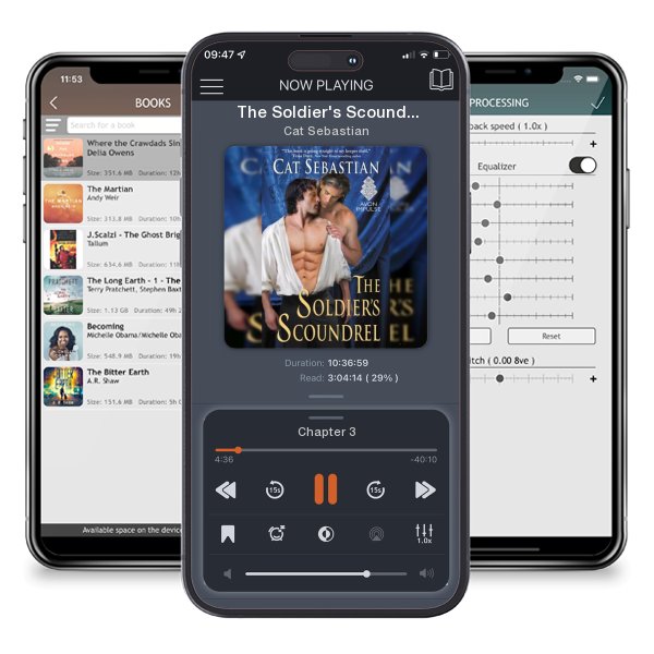 Download fo free audiobook The Soldier's Scoundrel by Cat Sebastian and listen anywhere on your iOS devices in the ListenBook app.