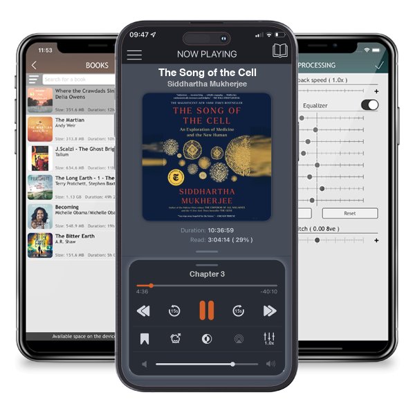 Download fo free audiobook The Song of the Cell by Siddhartha Mukherjee and listen anywhere on your iOS devices in the ListenBook app.