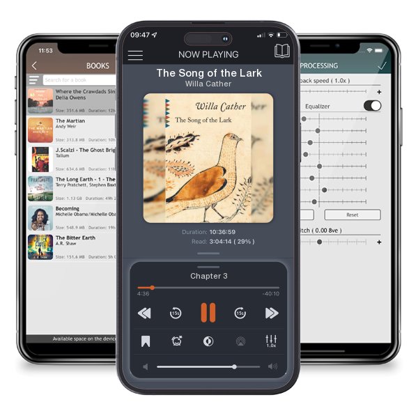 Download fo free audiobook The Song of the Lark by Willa Cather and listen anywhere on your iOS devices in the ListenBook app.
