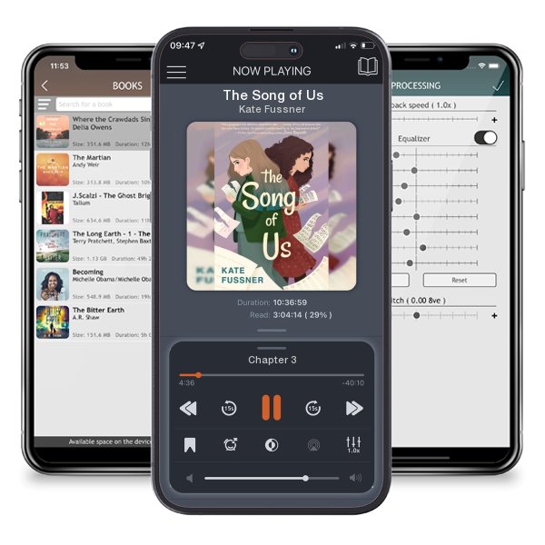 Download fo free audiobook The Song of Us by Kate Fussner and listen anywhere on your iOS devices in the ListenBook app.