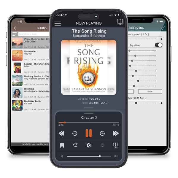 Download fo free audiobook The Song Rising by Samantha Shannon and listen anywhere on your iOS devices in the ListenBook app.