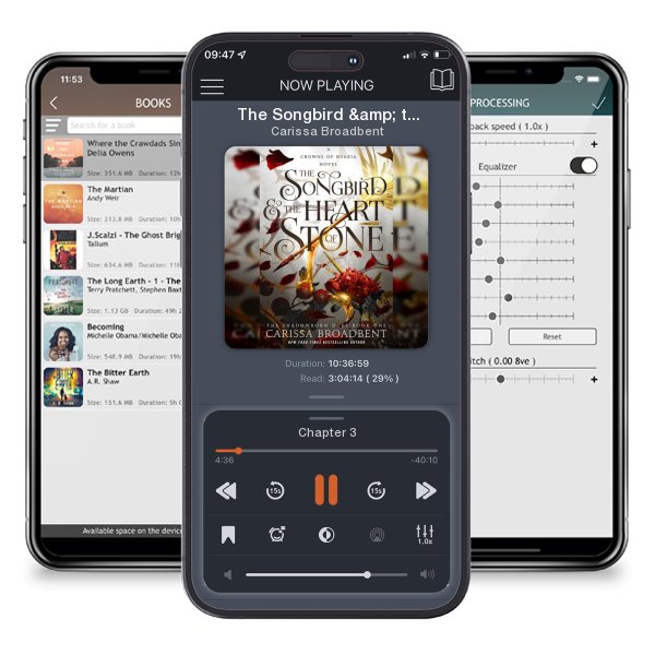 Download fo free audiobook The Songbird & the Heart of Stone by Carissa Broadbent and listen anywhere on your iOS devices in the ListenBook app.