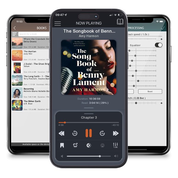 Download fo free audiobook The Songbook of Benny Lament by Amy Harmon and listen anywhere on your iOS devices in the ListenBook app.
