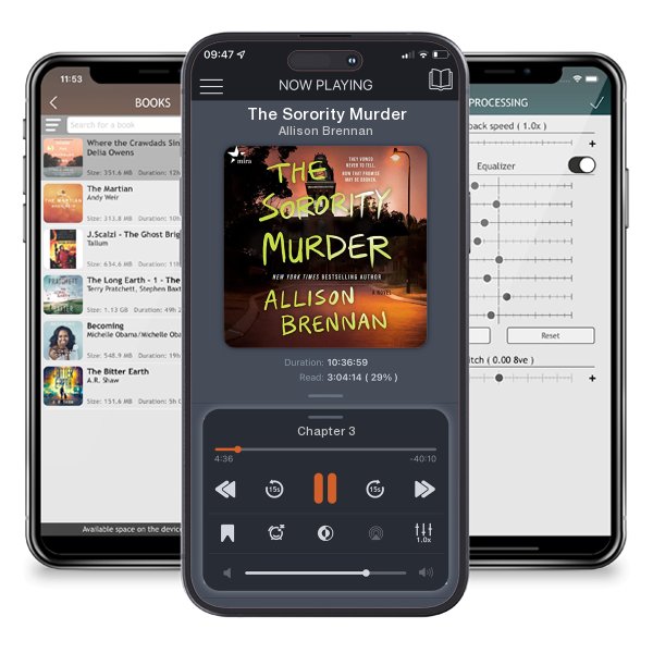 Download fo free audiobook The Sorority Murder by Allison Brennan and listen anywhere on your iOS devices in the ListenBook app.