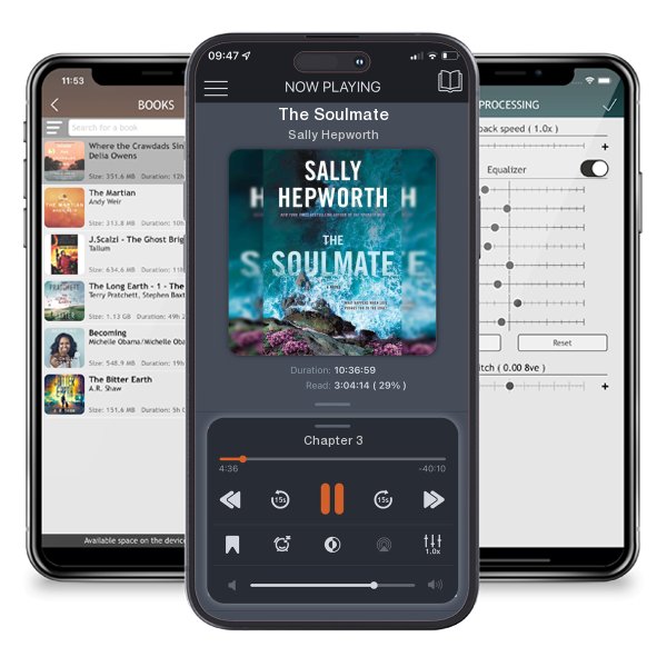 Download fo free audiobook The Soulmate by Sally Hepworth and listen anywhere on your iOS devices in the ListenBook app.