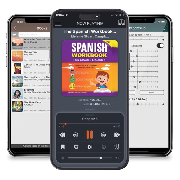 Descargar audiolibro gratis The Spanish Workbook for Grades 1, 2, and 3: 140+ Language Learning Exercises for Kids Ages 6-9 by Melanie Stuart-Campbell y escuchar en cualquier lugar en sus dispositivos iOS en la aplicación ListenBook.