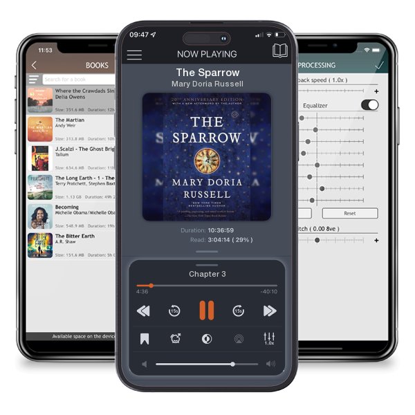 Download fo free audiobook The Sparrow by Mary Doria Russell and listen anywhere on your iOS devices in the ListenBook app.