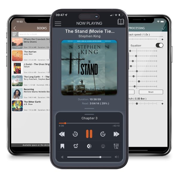 Download fo free audiobook The Stand (Movie Tie-In Edition) by Stephen King and listen anywhere on your iOS devices in the ListenBook app.