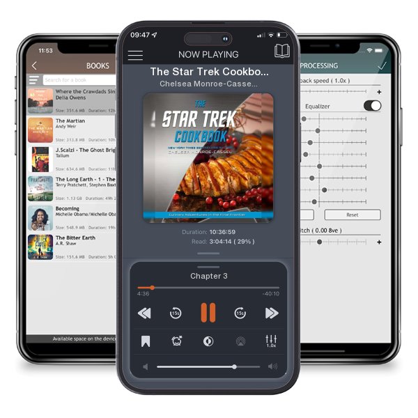 Download fo free audiobook The Star Trek Cookbook by Chelsea Monroe-Cassel and listen anywhere on your iOS devices in the ListenBook app.