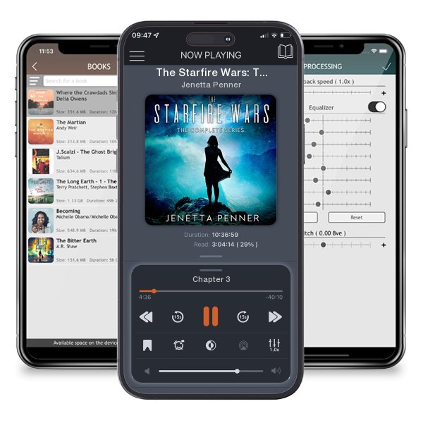 Download fo free audiobook The Starfire Wars: The Complete Series by Jenetta Penner and listen anywhere on your iOS devices in the ListenBook app.