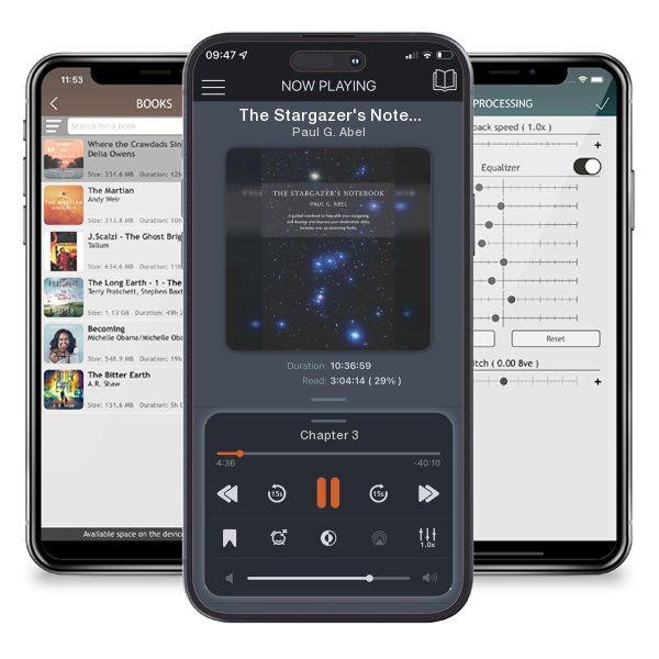 Download fo free audiobook The Stargazer's Notebook by Paul G. Abel and listen anywhere on your iOS devices in the ListenBook app.