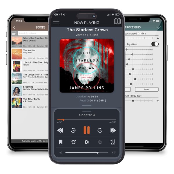 Download fo free audiobook The Starless Crown by James Rollins and listen anywhere on your iOS devices in the ListenBook app.