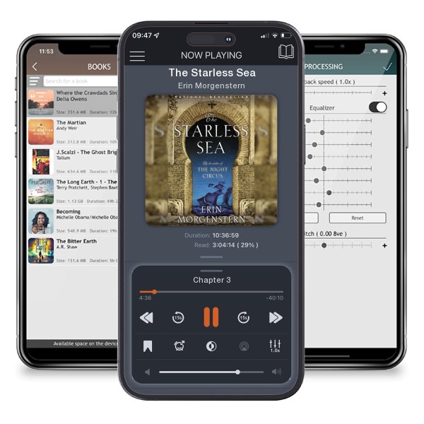 Download fo free audiobook The Starless Sea by Erin Morgenstern and listen anywhere on your iOS devices in the ListenBook app.