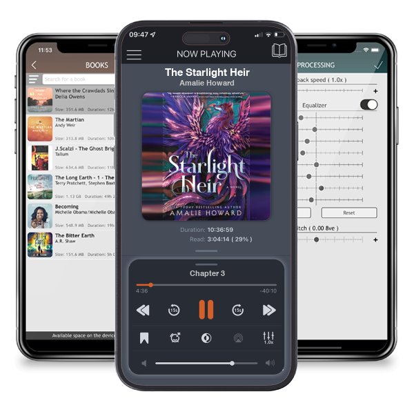 Download fo free audiobook The Starlight Heir by Amalie Howard and listen anywhere on your iOS devices in the ListenBook app.