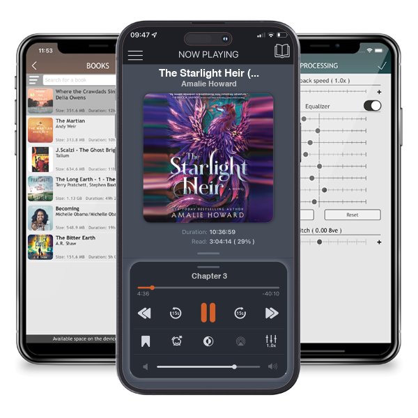 Download fo free audiobook The Starlight Heir (Starkeeper #1) by Amalie Howard and listen anywhere on your iOS devices in the ListenBook app.