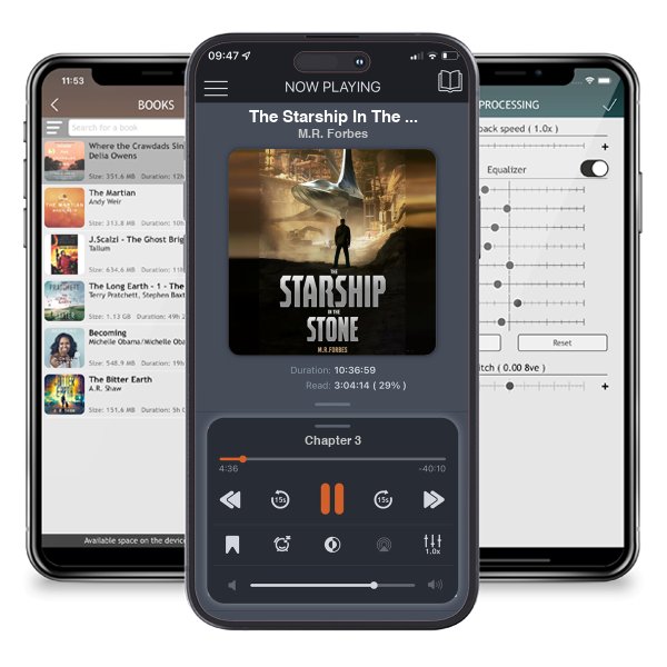 Download fo free audiobook The Starship In The Stone by M.R. Forbes and listen anywhere on your iOS devices in the ListenBook app.