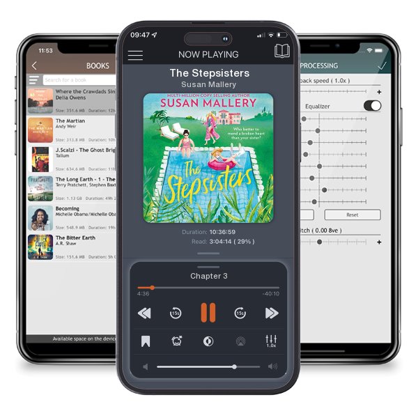Download fo free audiobook The Stepsisters by Susan Mallery and listen anywhere on your iOS devices in the ListenBook app.