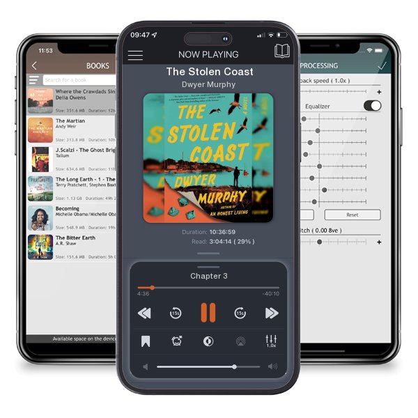 Download fo free audiobook The Stolen Coast by Dwyer Murphy and listen anywhere on your iOS devices in the ListenBook app.