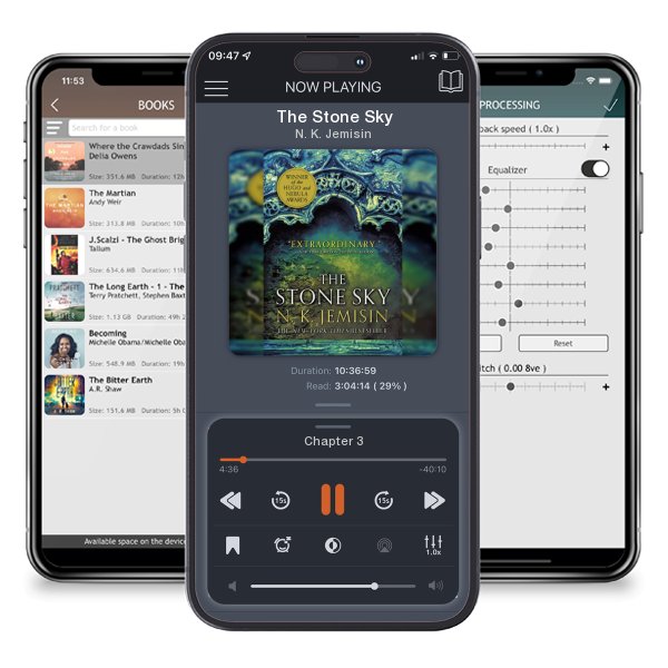 Download fo free audiobook The Stone Sky by N. K. Jemisin and listen anywhere on your iOS devices in the ListenBook app.