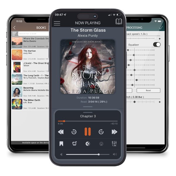 Download fo free audiobook The Storm Glass by Alexia Purdy and listen anywhere on your iOS devices in the ListenBook app.