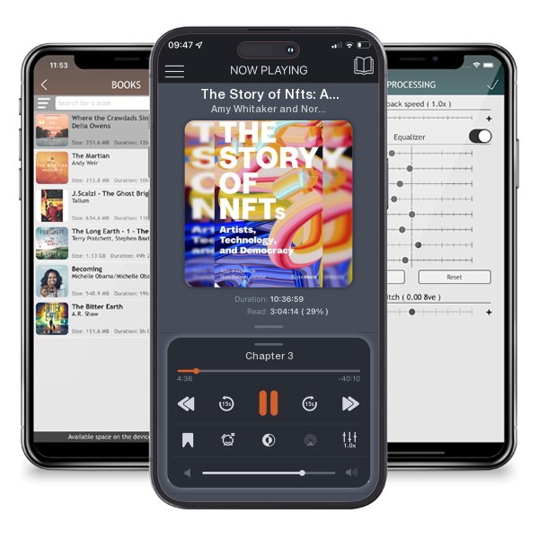 Download fo free audiobook The Story of Nfts: Artists, Technology, and Democracy by Amy Whitaker and Nora Burnett Abrams and listen anywhere on your iOS devices in the ListenBook app.