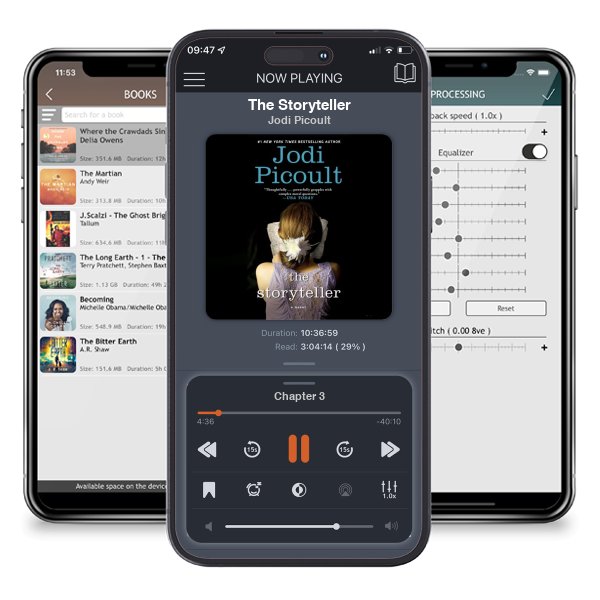 Download fo free audiobook The Storyteller by Jodi Picoult and listen anywhere on your iOS devices in the ListenBook app.