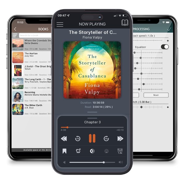 Download fo free audiobook The Storyteller of Casablanca by Fiona Valpy and listen anywhere on your iOS devices in the ListenBook app.