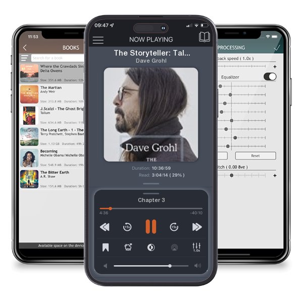 Download fo free audiobook The Storyteller: Tales of... by Dave Grohl and listen anywhere on your iOS devices in the ListenBook app.