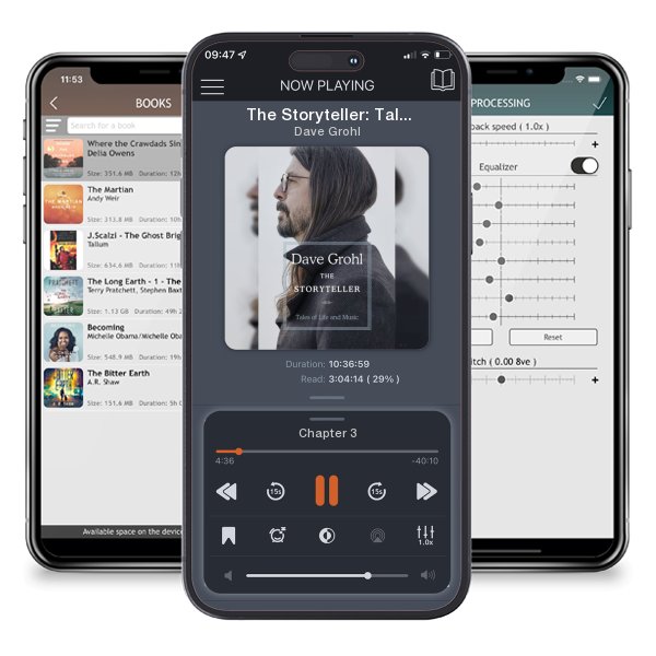 Download fo free audiobook The Storyteller: Tales of Life and Music by Dave Grohl and listen anywhere on your iOS devices in the ListenBook app.
