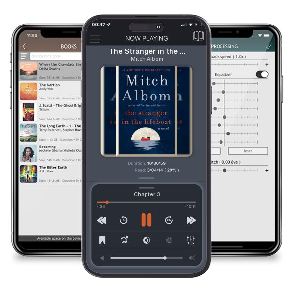 Download fo free audiobook The Stranger in the Lifeboat by Mitch Albom and listen anywhere on your iOS devices in the ListenBook app.