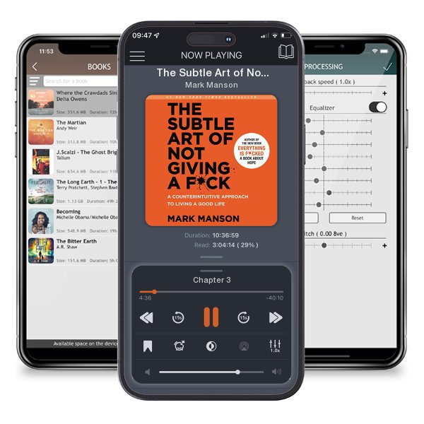 Download fo free audiobook The Subtle Art of Not Giving a F*ck by Mark Manson and listen anywhere on your iOS devices in the ListenBook app.