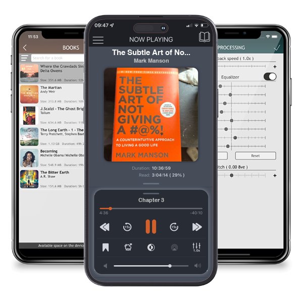 Download fo free audiobook The Subtle Art of Not Giving A #@%! by Mark Manson and listen anywhere on your iOS devices in the ListenBook app.