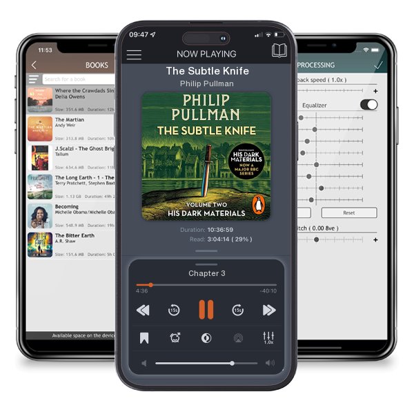 Download fo free audiobook The Subtle Knife by Philip Pullman and listen anywhere on your iOS devices in the ListenBook app.