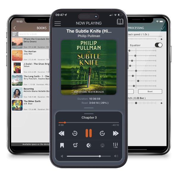 Download fo free audiobook The Subtle Knife (His Dark Materials, #2) by Philip Pullman and listen anywhere on your iOS devices in the ListenBook app.