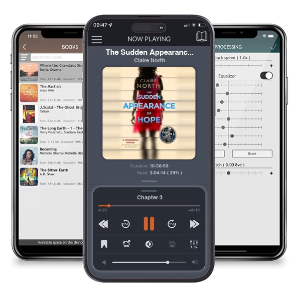 Download fo free audiobook The Sudden Appearance of Hope by Claire North and listen anywhere on your iOS devices in the ListenBook app.