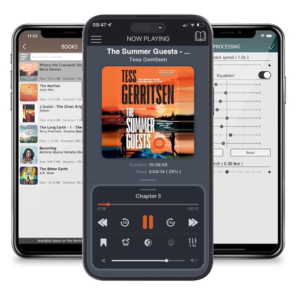 Download fo free audiobook The Summer Guests - The Martini Club by Tess Gerritsen and listen anywhere on your iOS devices in the ListenBook app.