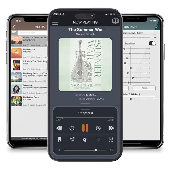 Download fo free audiobook The Summer War by Naomi Novik and listen anywhere on your iOS devices in the ListenBook app.