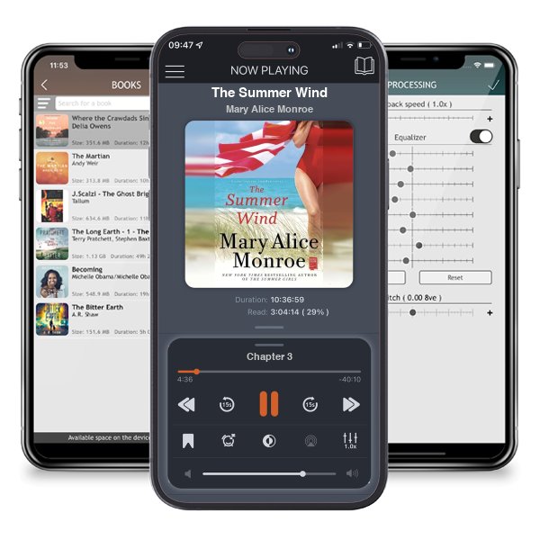 Download fo free audiobook The Summer Wind by Mary Alice Monroe and listen anywhere on your iOS devices in the ListenBook app.