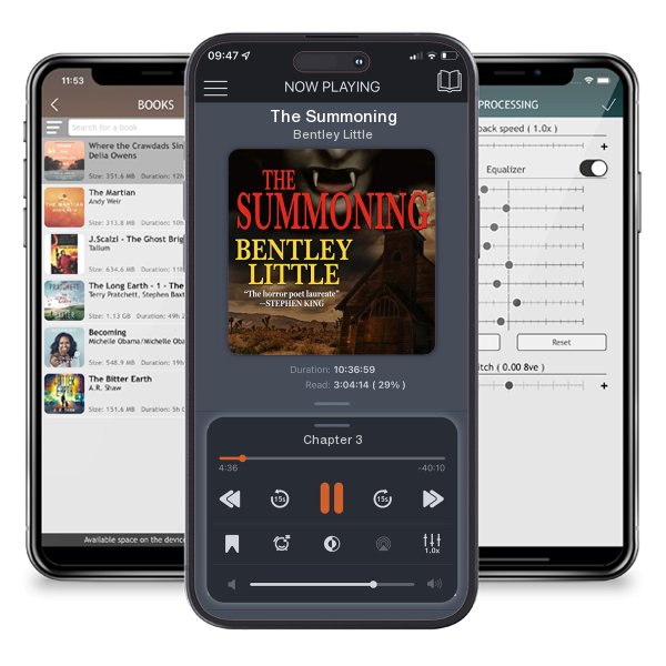 Download fo free audiobook The Summoning by Bentley Little and listen anywhere on your iOS devices in the ListenBook app.